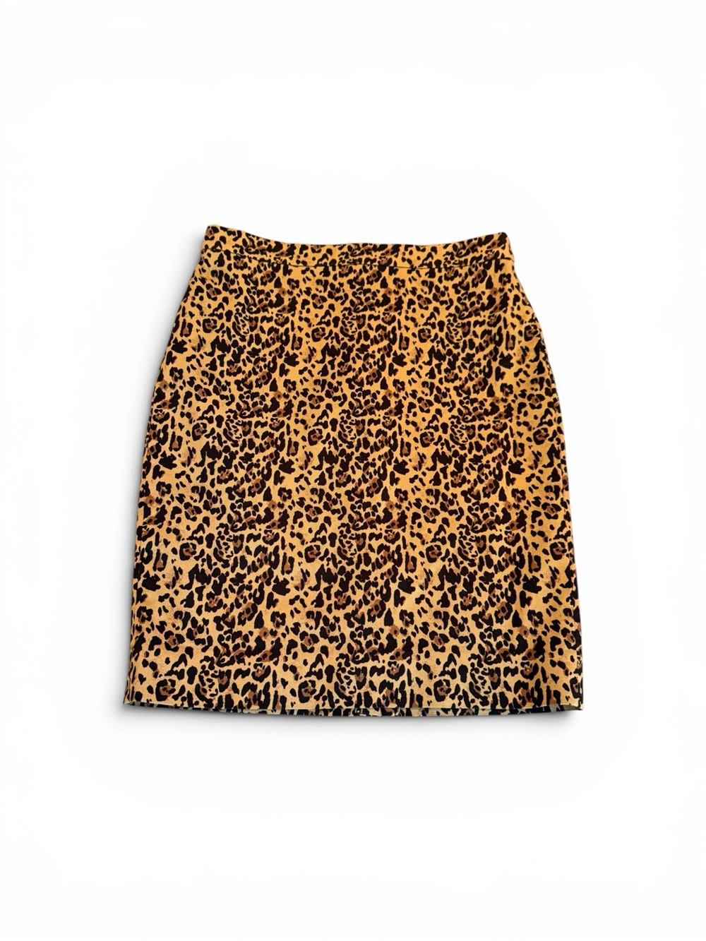 NWOT J. Crew Leopard-Print Pencil Skirt in Tan and Black